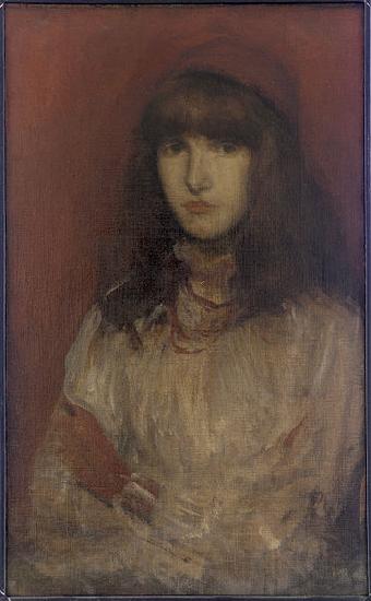 James Abbott McNeil Whistler Little Red Glove France oil painting art